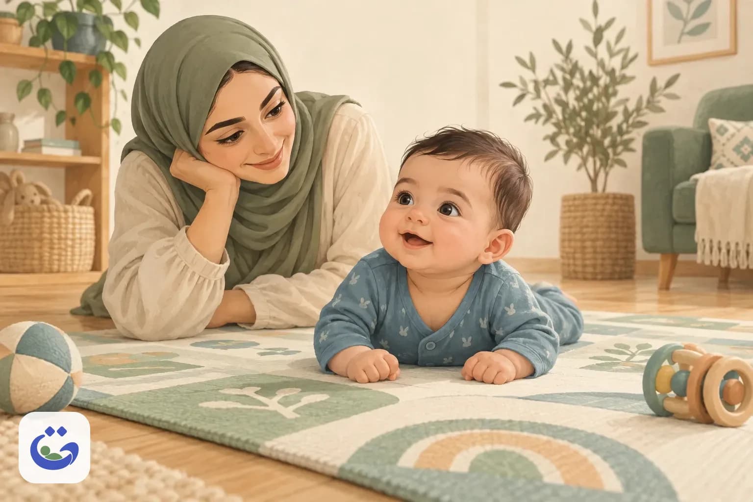 Tummy time: small steps to help your baby move